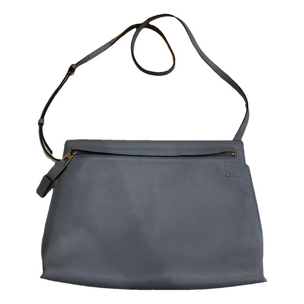 Loewe T Pouch leather clutch bag - image 1