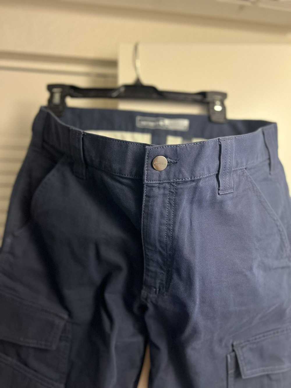 Carhartt Navy Plue Carhartt Cargo Work Pant - image 2