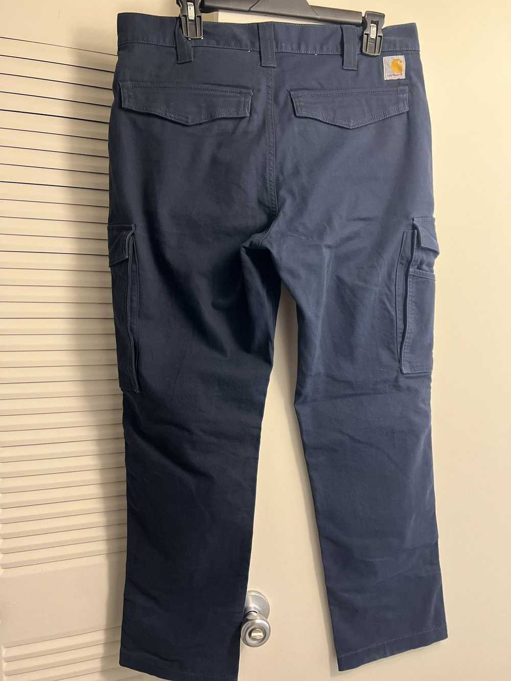 Carhartt Navy Plue Carhartt Cargo Work Pant - image 5