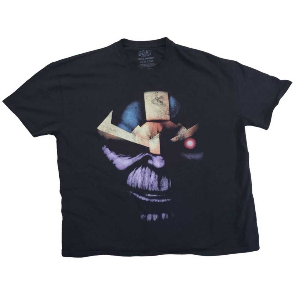 Streetwear Goat Crew Marvel Thanos Black Graphic … - image 1