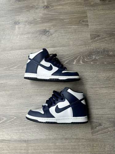 Nike Hi top Navy dunks