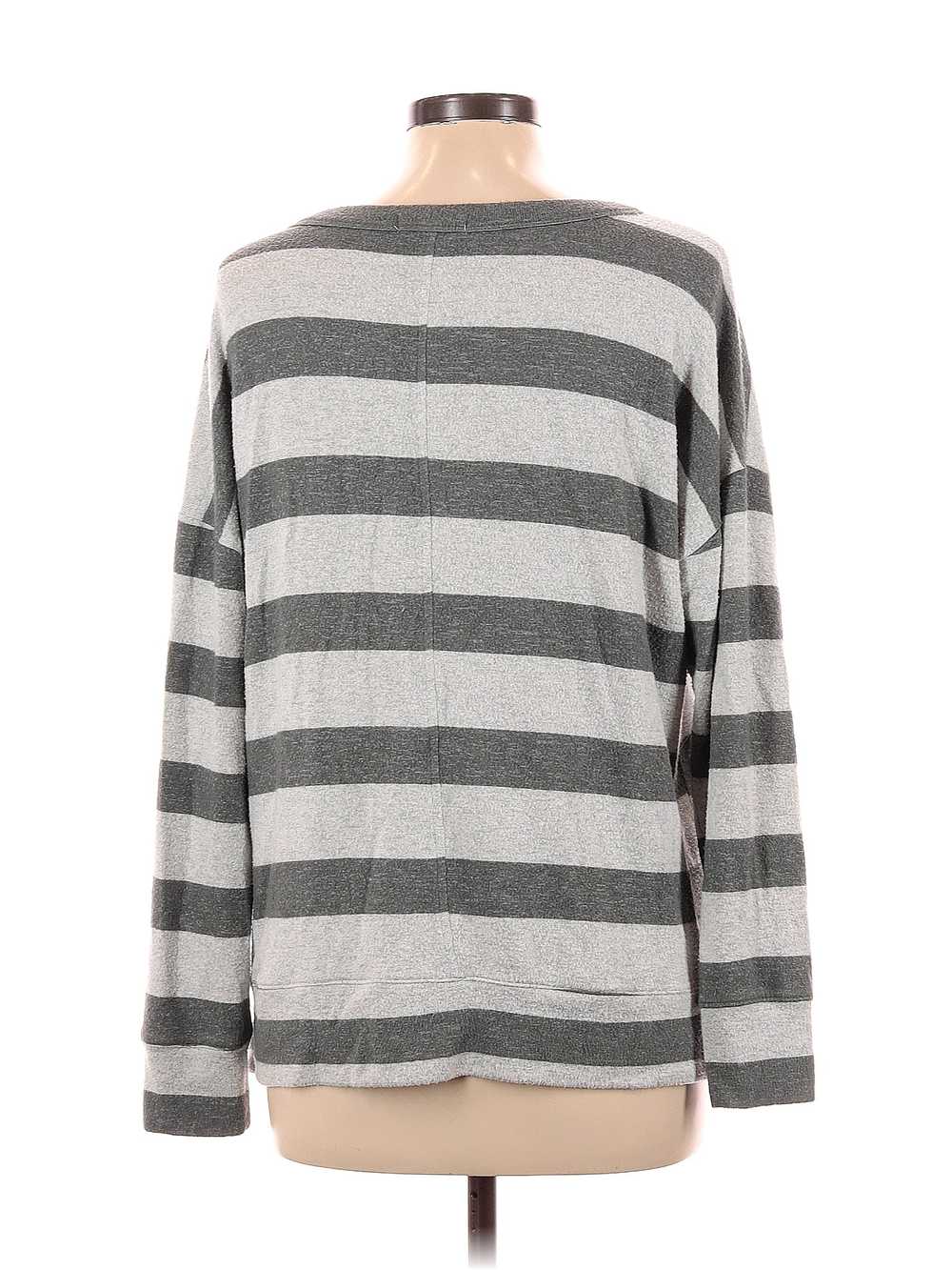 Nine Britton Women Gray Long Sleeve Top L - image 2