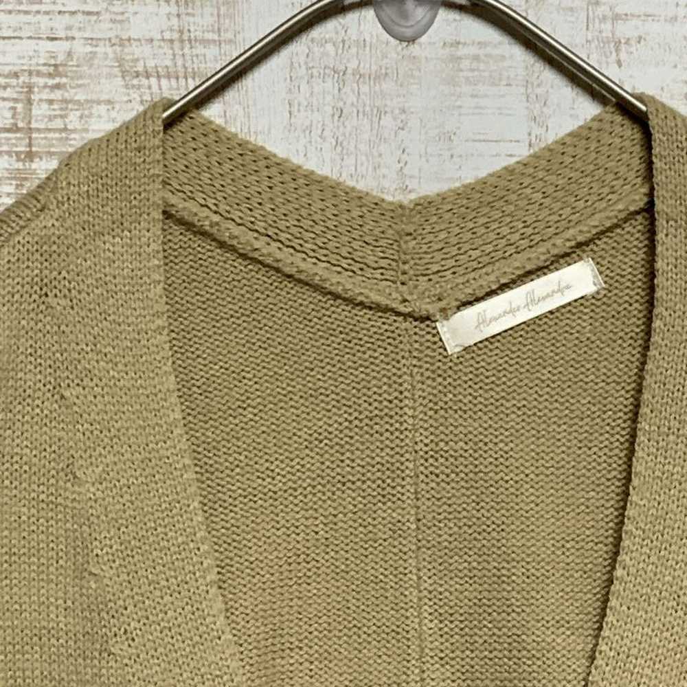 Alexander Alexander M Knit Cardigan Khaki Oversiz… - image 2