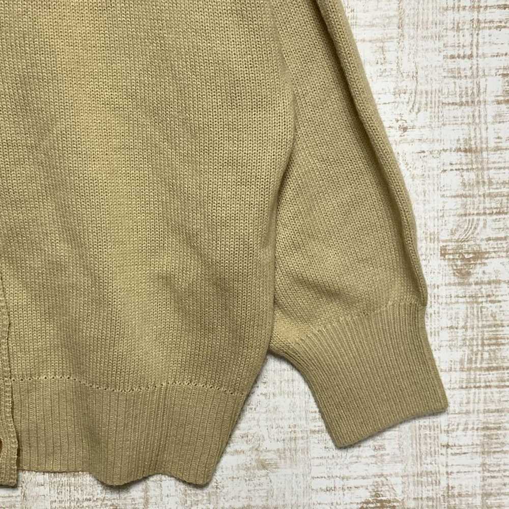 Alexander Alexander M Knit Cardigan Khaki Oversiz… - image 5