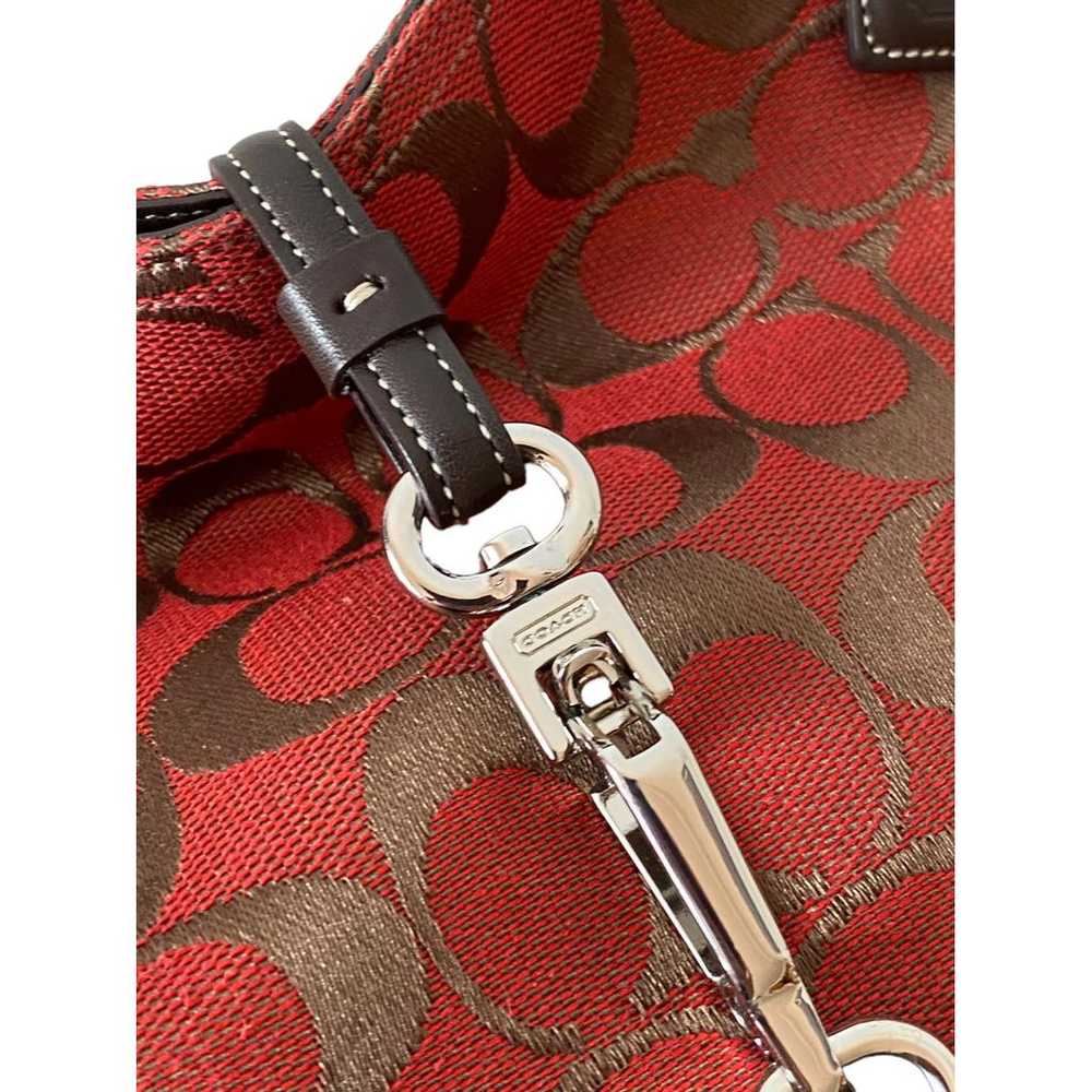 Coach Signature Sufflette cloth handbag - image 10