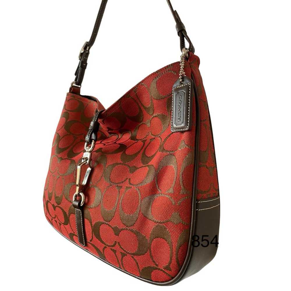 Coach Signature Sufflette cloth handbag - image 2