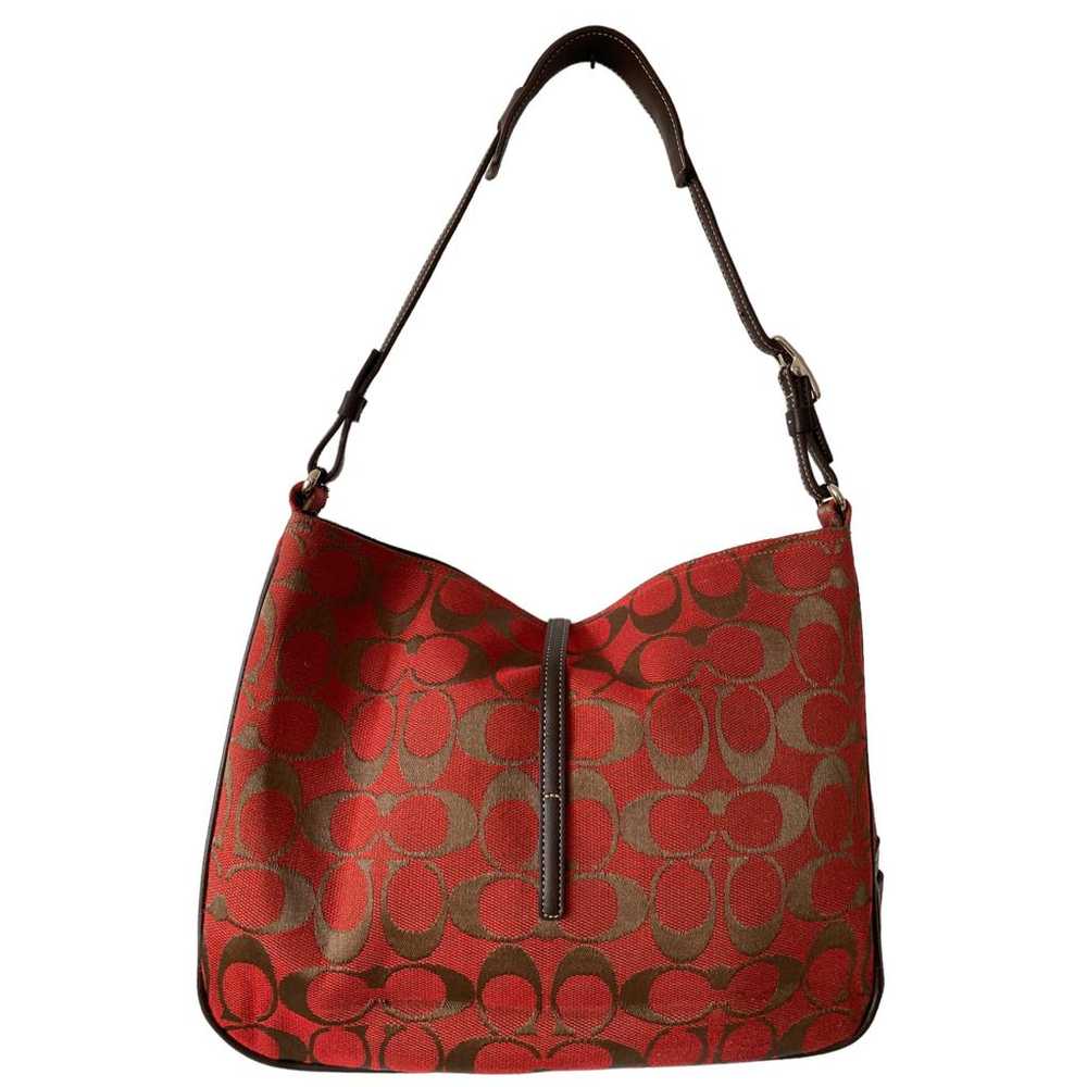 Coach Signature Sufflette cloth handbag - image 3