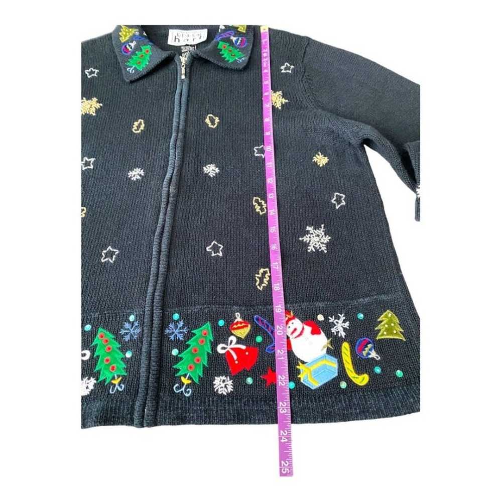 Keren Hart Vintage Embroidered Christmas Zip Up B… - image 10