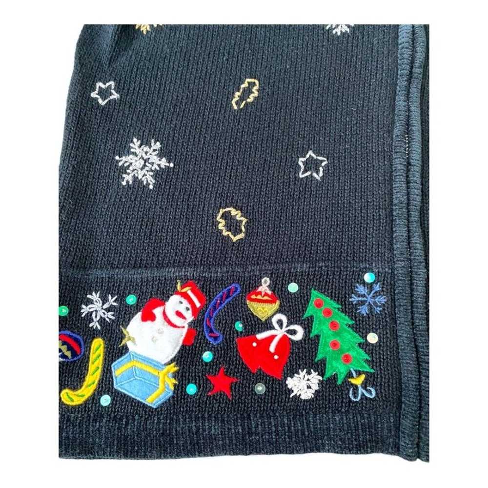 Keren Hart Vintage Embroidered Christmas Zip Up B… - image 3