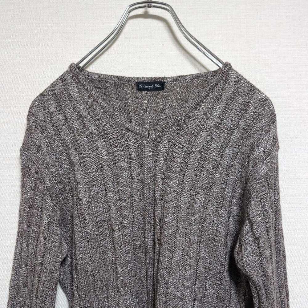 Le Grand Bleu【Excellent Condition】Knit Sweater Lo… - image 2