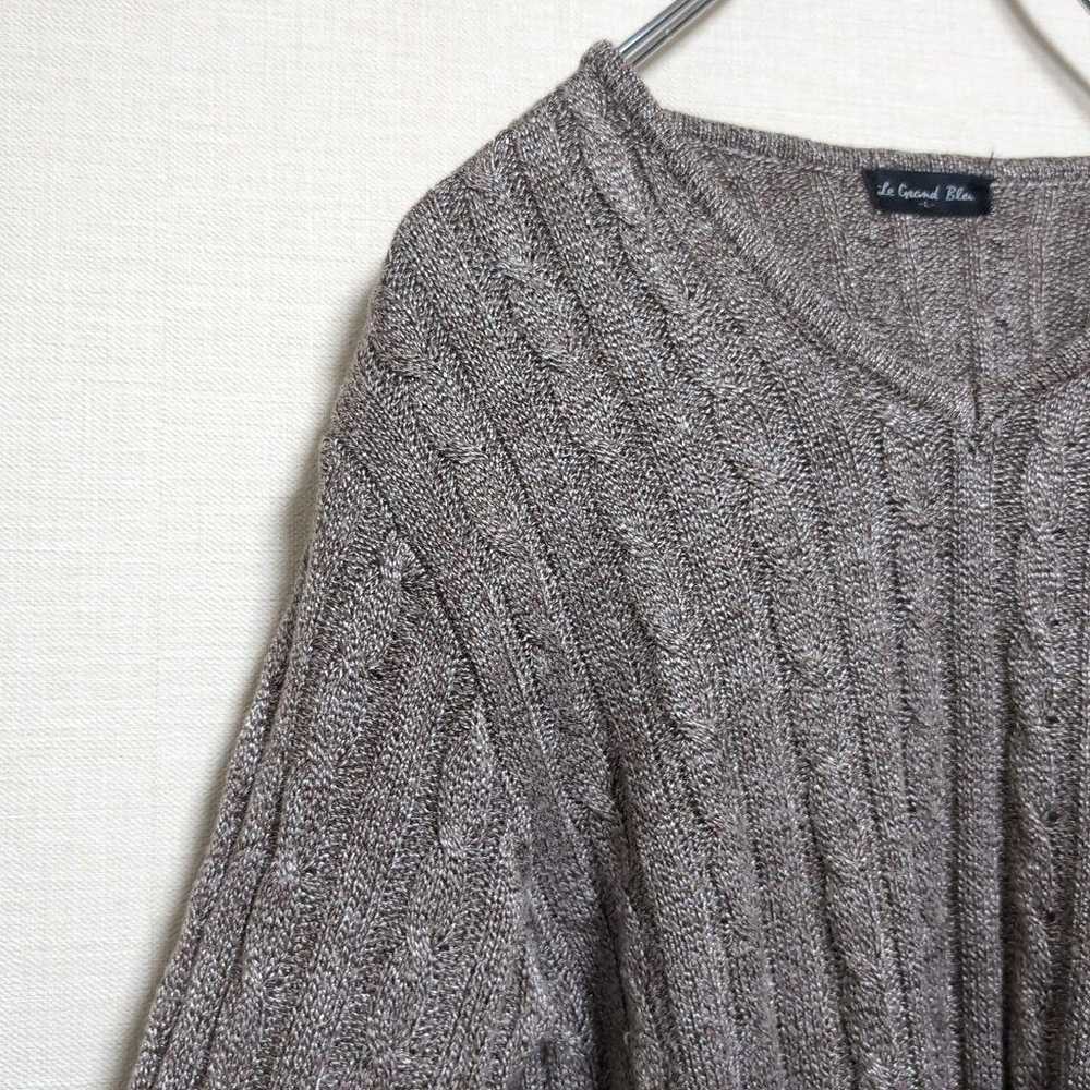 Le Grand Bleu【Excellent Condition】Knit Sweater Lo… - image 4