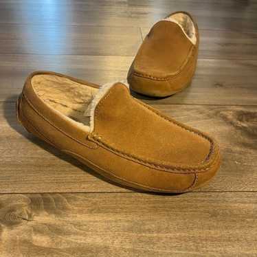 Ugg UGG Ascot Brown Suede Casual Slipper Men’s 10