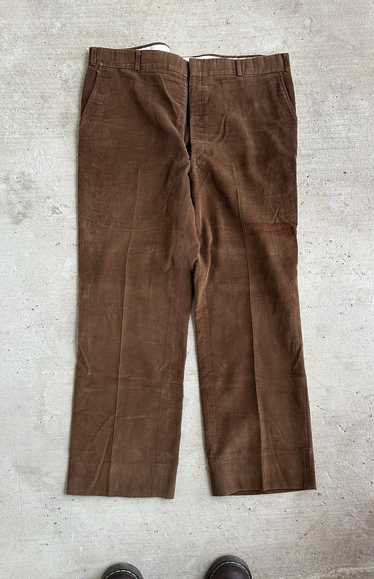 Streetwear × Vintage Vintage Brown Corduroy Pants… - image 1