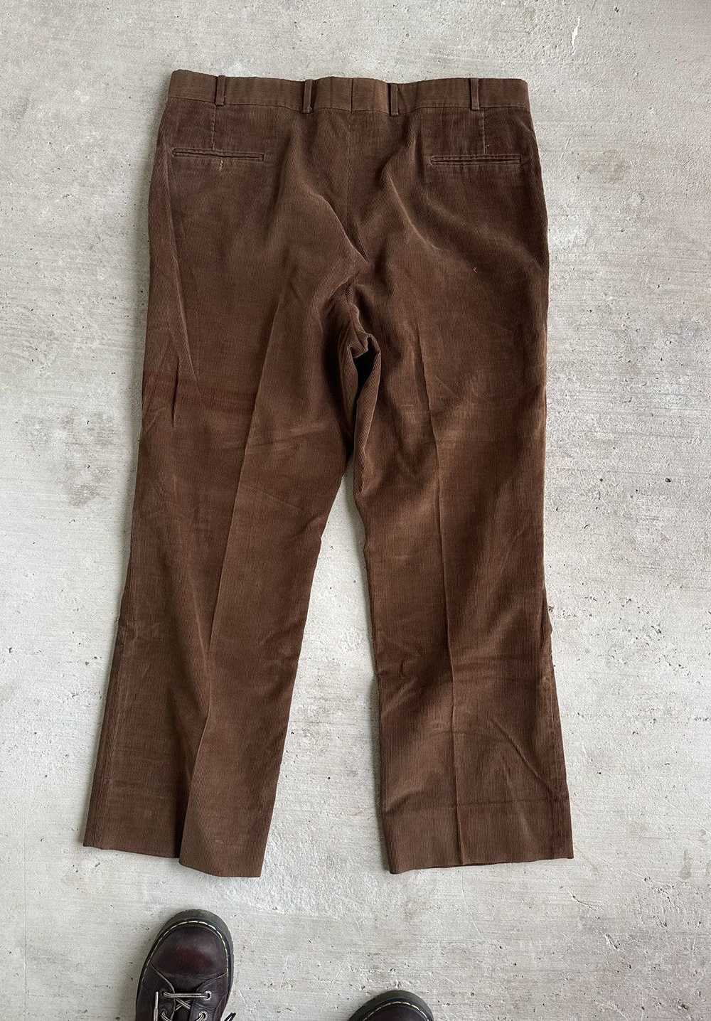 Streetwear × Vintage Vintage Brown Corduroy Pants… - image 3