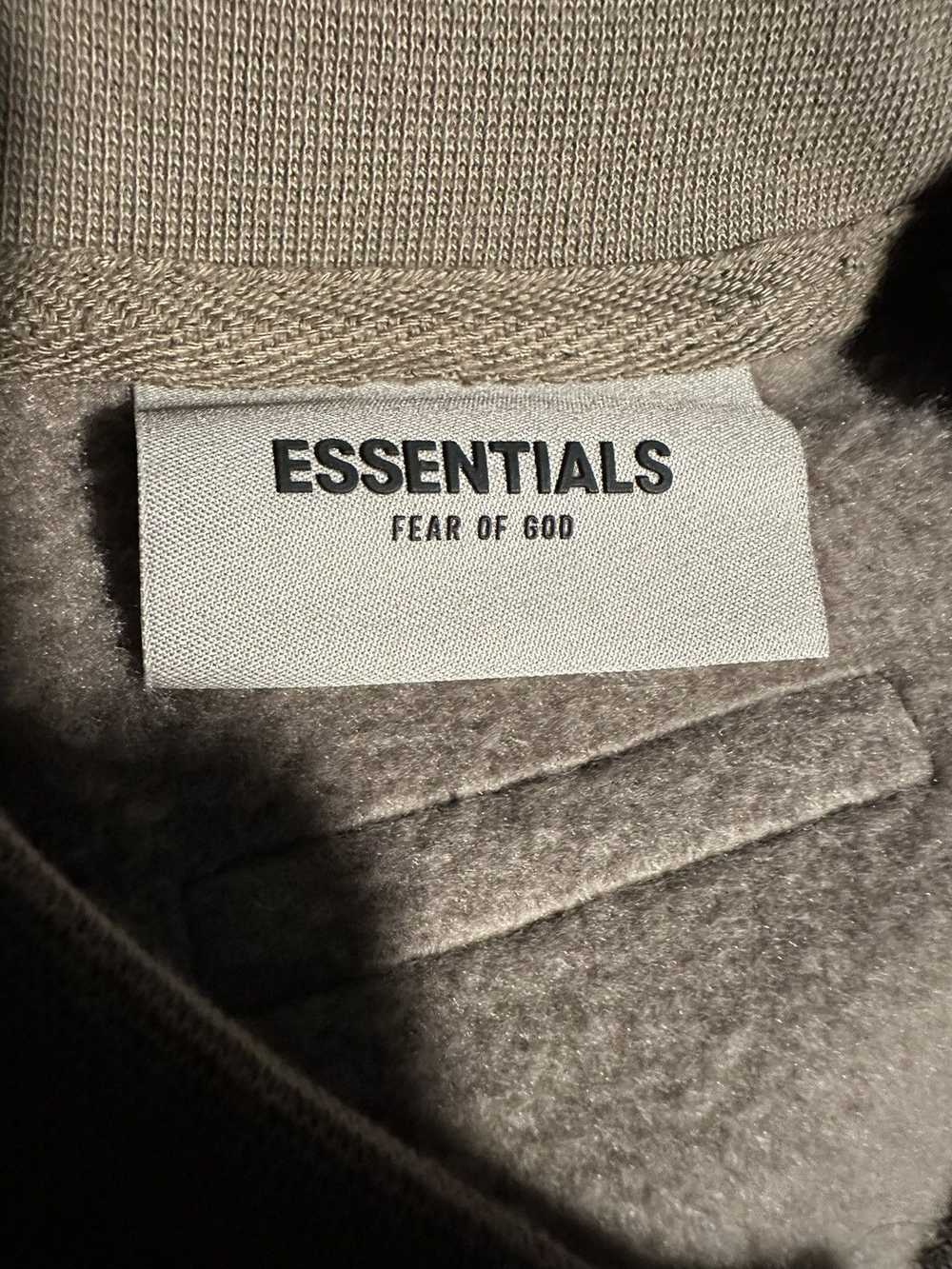 Fear of God Fear Of God Essentials Taupe Pullover… - image 8