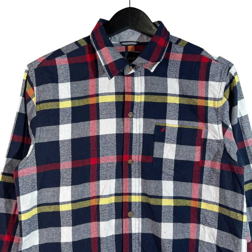 Nautica Plaid Pocket Nautica Flannel - image 2