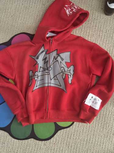 Streetwear Blase World Red Zip Up