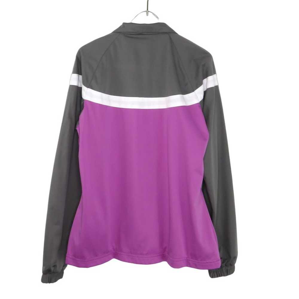 1990s Vintage Kate Lord Purple & Gray Windbreaker… - image 2