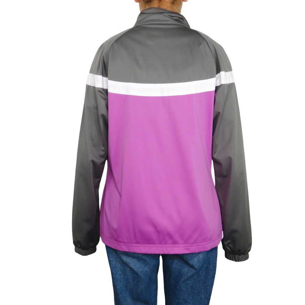 1990s Vintage Kate Lord Purple & Gray Windbreaker… - image 5