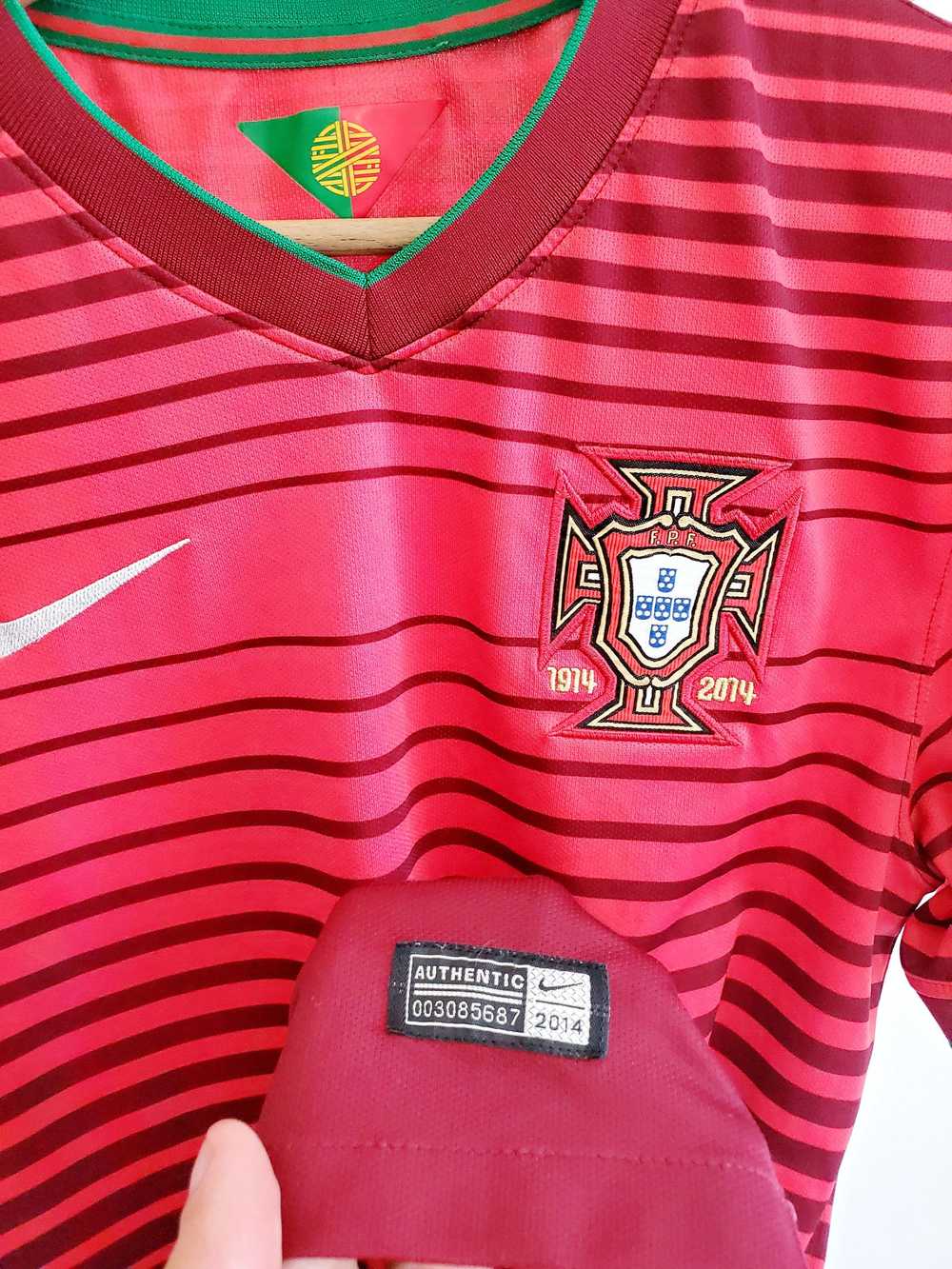 Jersey × Nike × Soccer Jersey PORTUGAL 2014 2015 … - image 3