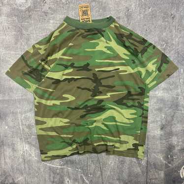 Camo × Streetwear × Vintage 90s Woodland Camo Bla… - image 1