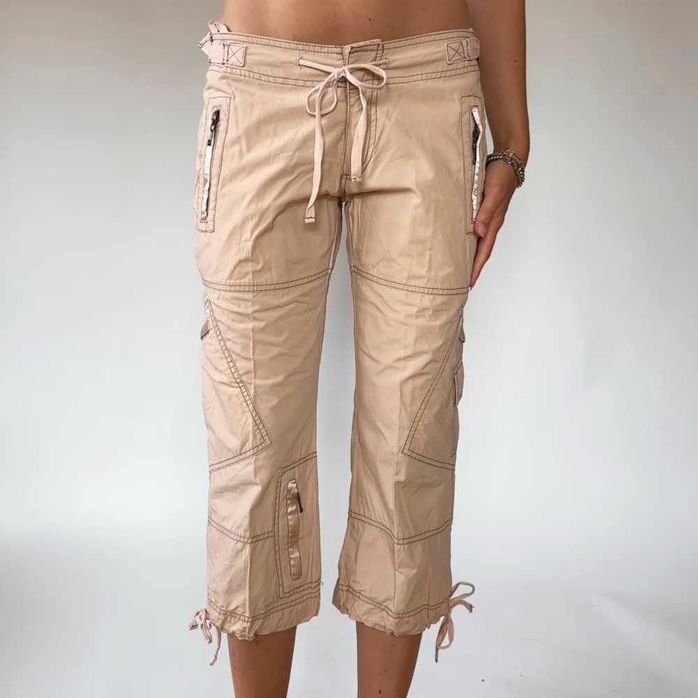 2000s Nude Cargo Capris (S) - image 5