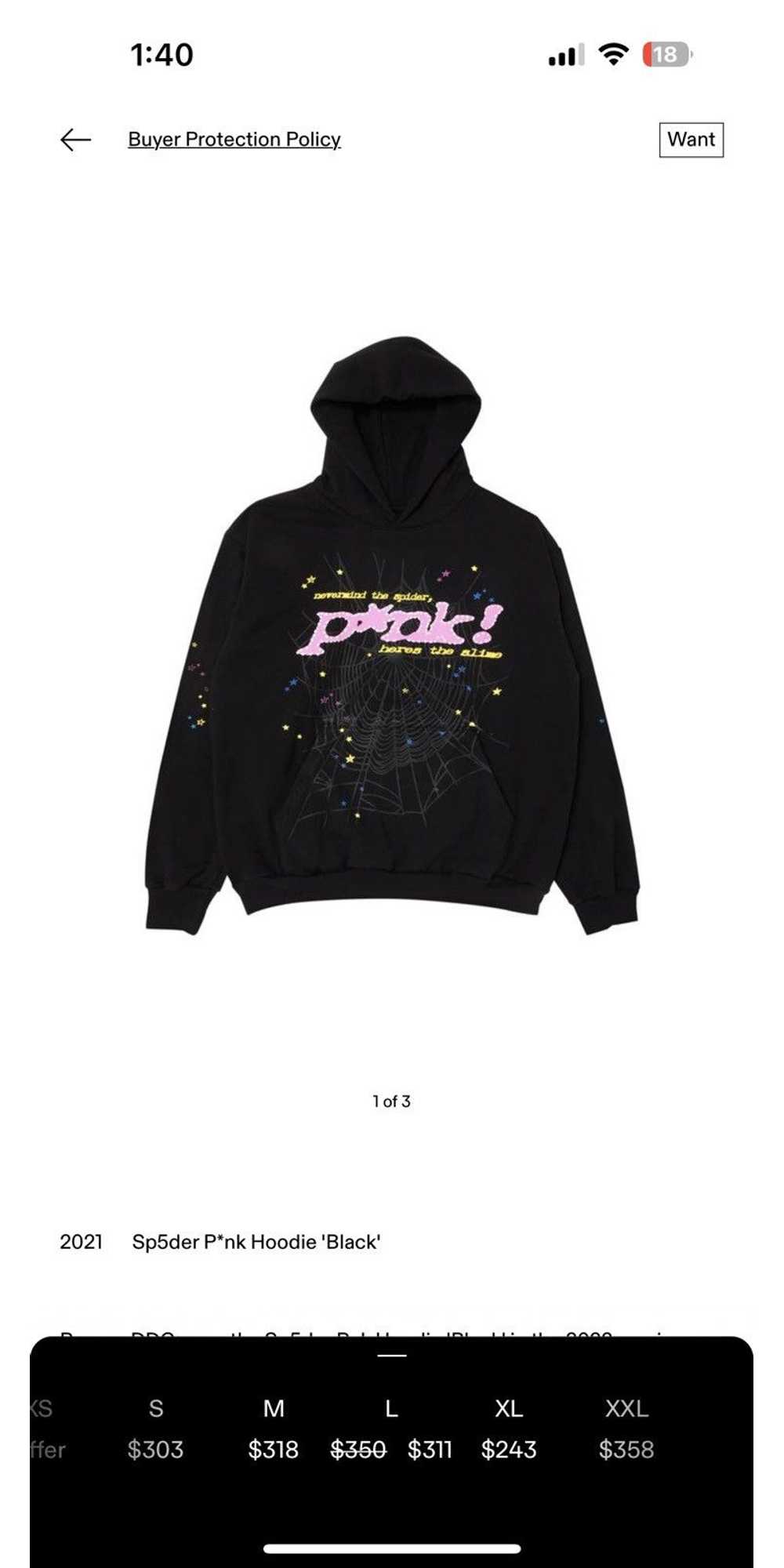 Spider Worldwide Spider hoodie black p*nk - image 6