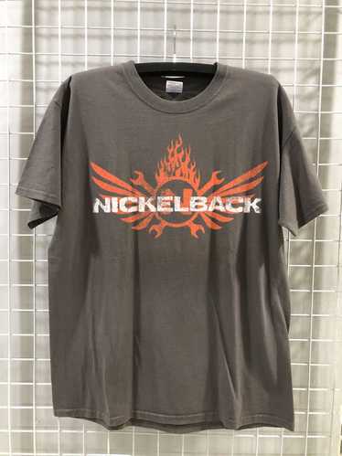 Band Tees × Gildan × Rock T Shirt NICKELBACK BUTT 