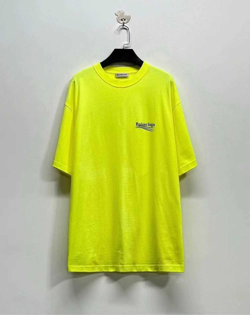 Balenciaga Balenciaga fluorescent yellow cola log… - image 1