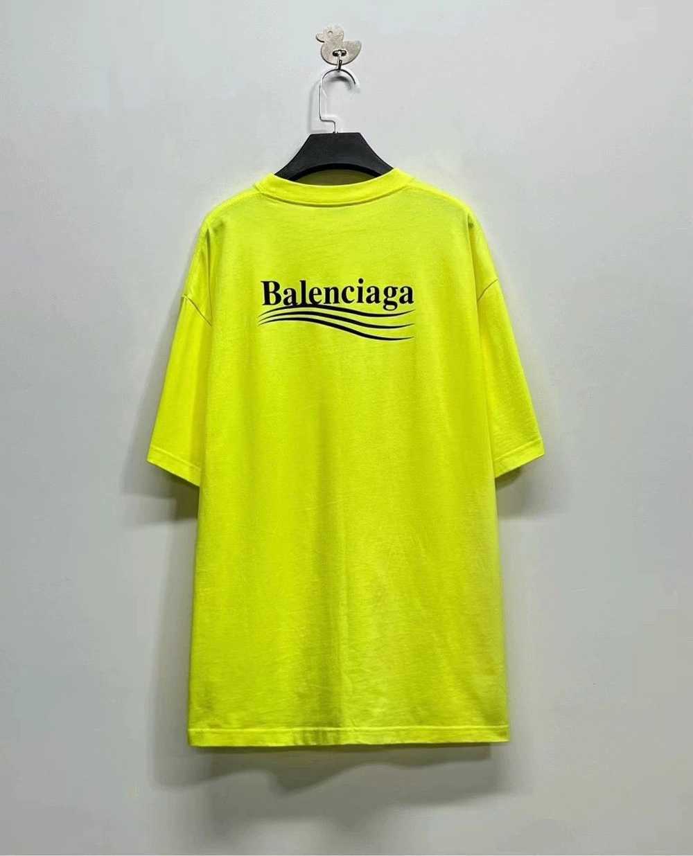 Balenciaga Balenciaga fluorescent yellow cola log… - image 2