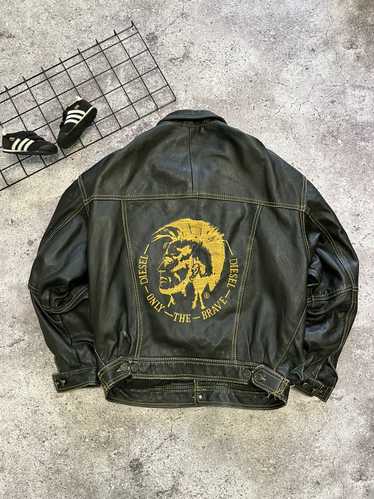 Avant Garde × Diesel × Leather Jacket Vintage Rare