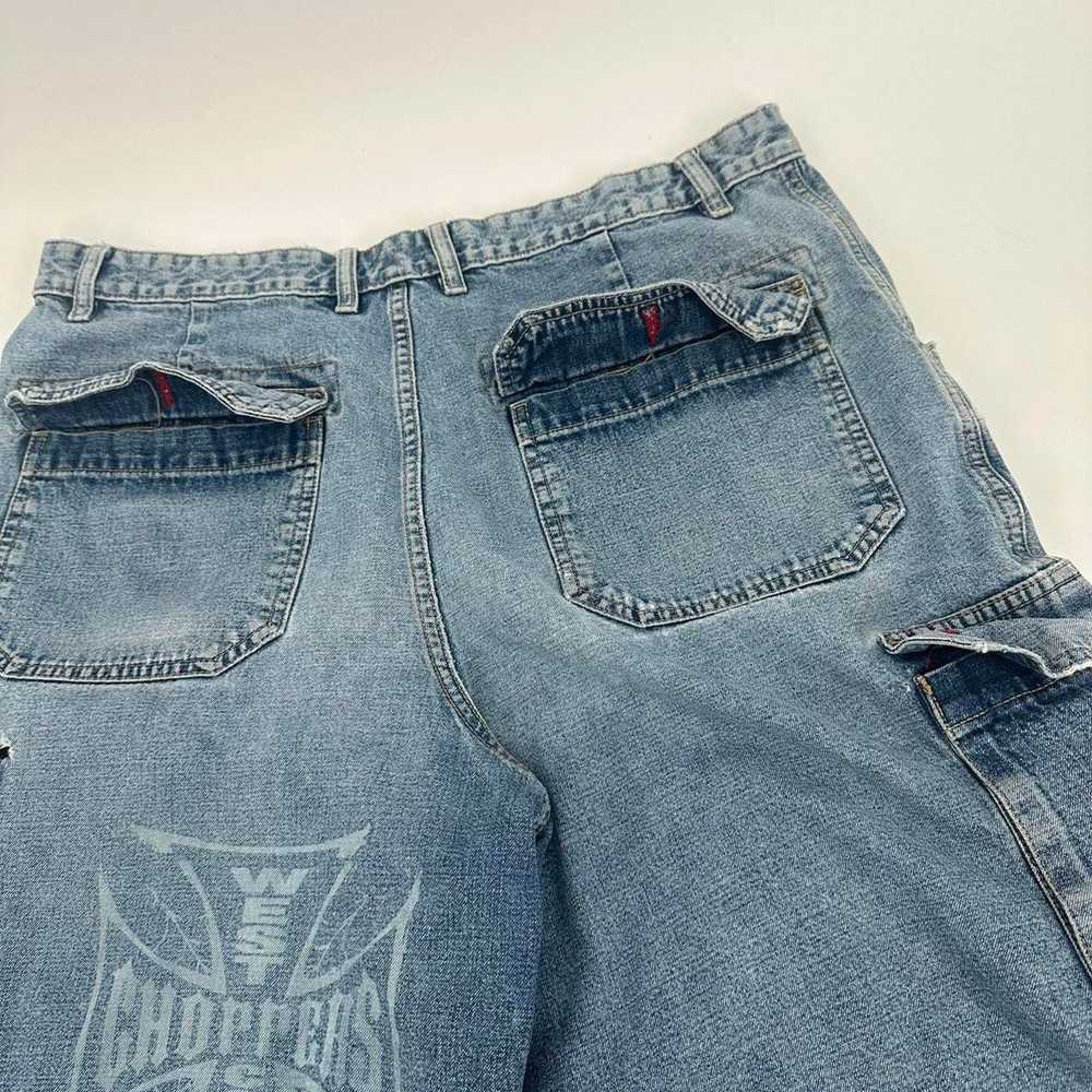 Choppers Vintage west coast choppers cargo jorts - image 7