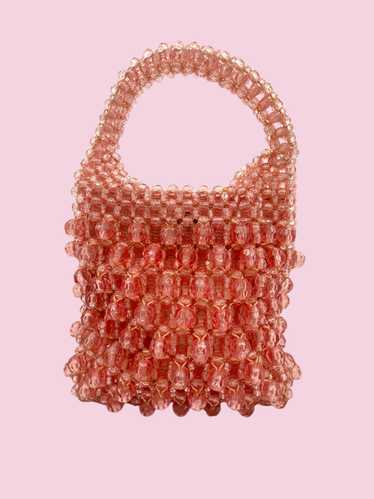 Pink Beaded Handbag 1960s