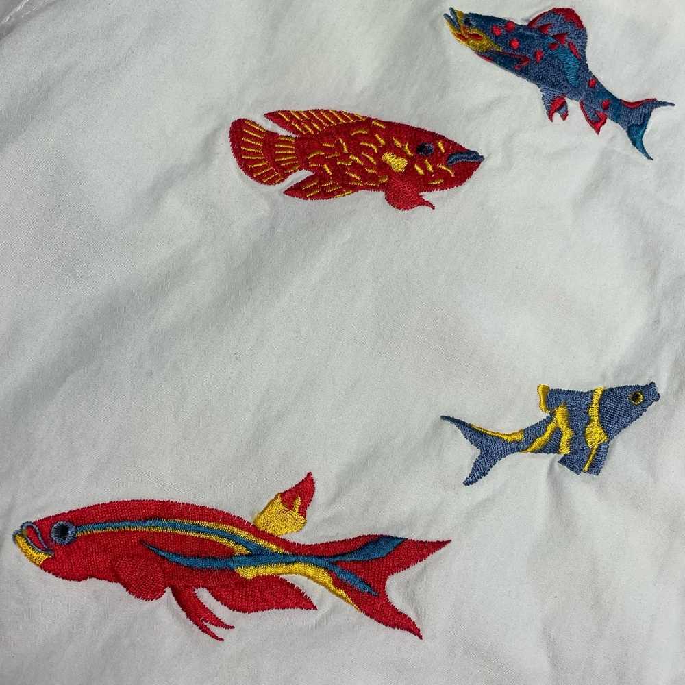 Other Casey Coleman Embroidered Fish Shirt - image 6