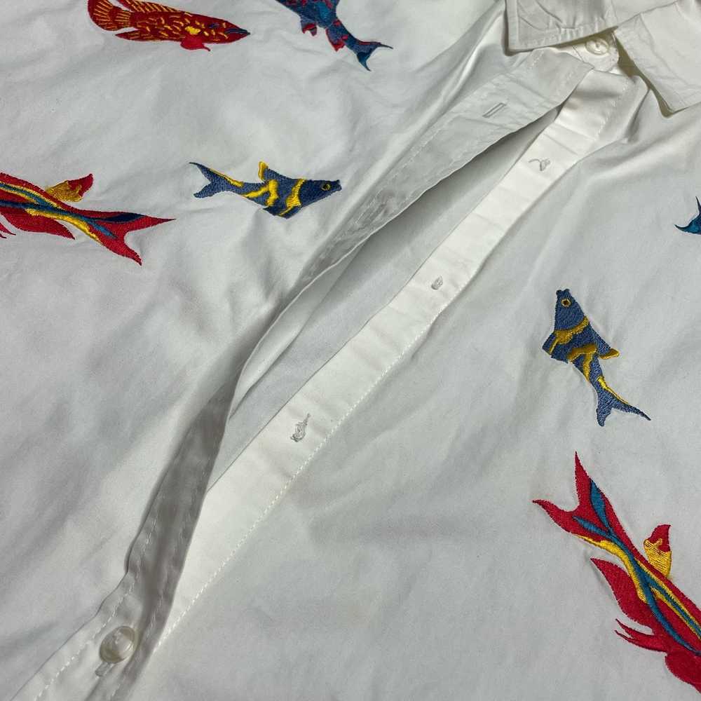 Other Casey Coleman Embroidered Fish Shirt - image 7