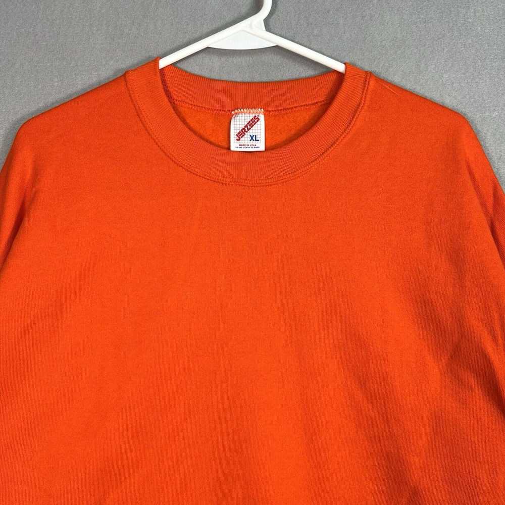 Jerzees NWT! VTG 90s Jerzees Sweater Adult XL Ora… - image 4