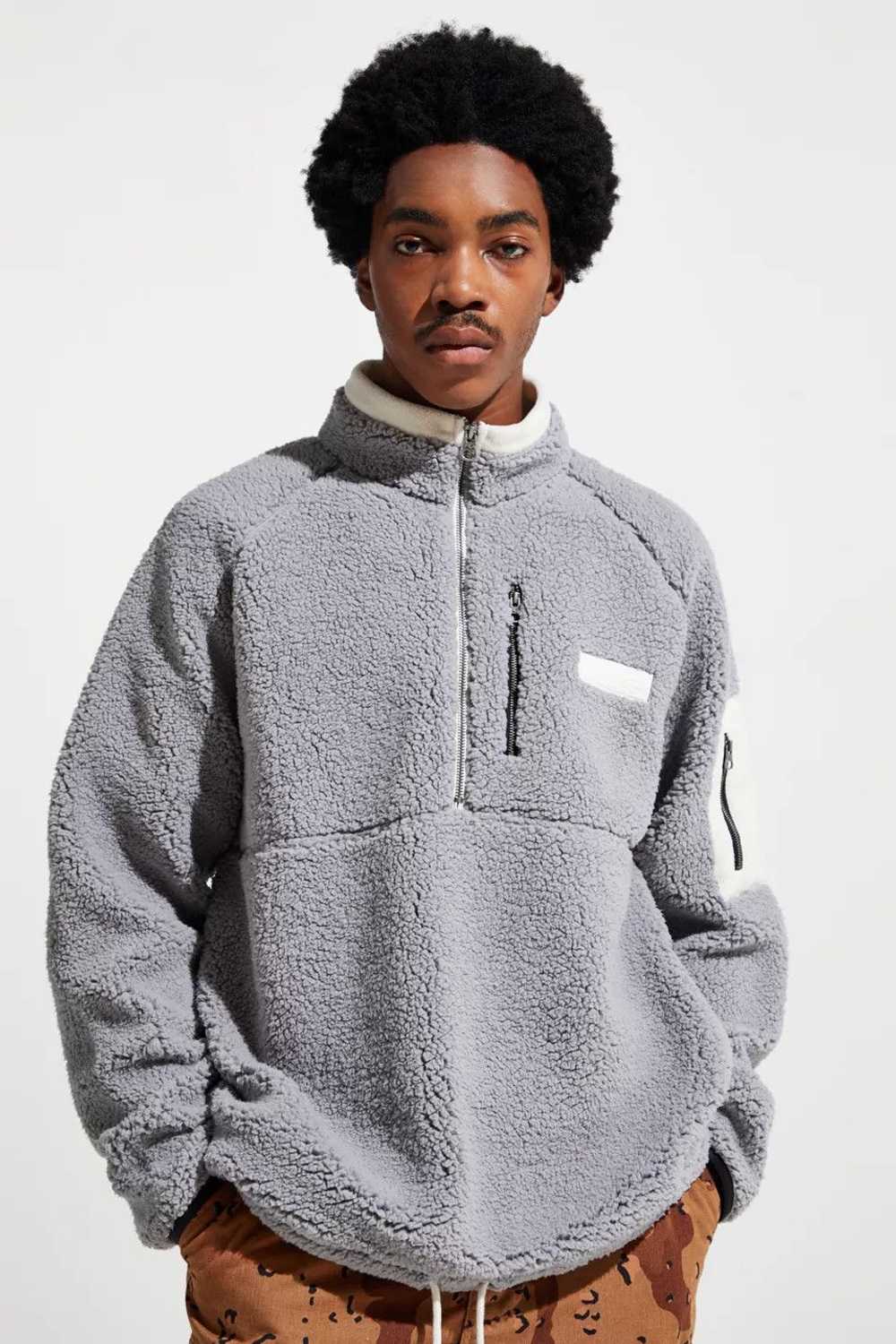 Fila FILA Cozy Sherpa Half-Zip Sweatshirt - image 1