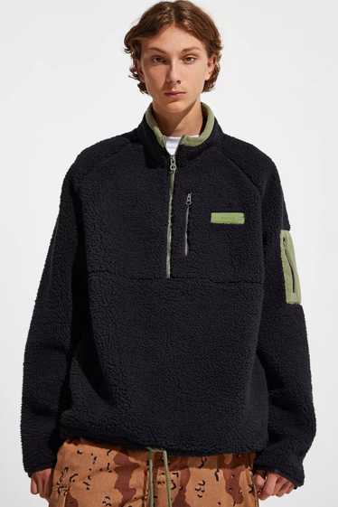 Fila FILA Cozy Sherpa Half-Zip Black Sweatshirt