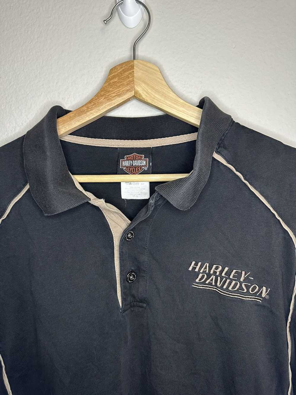 Harley Davidson × Vintage Vtg Harley Davidson Polo - image 2