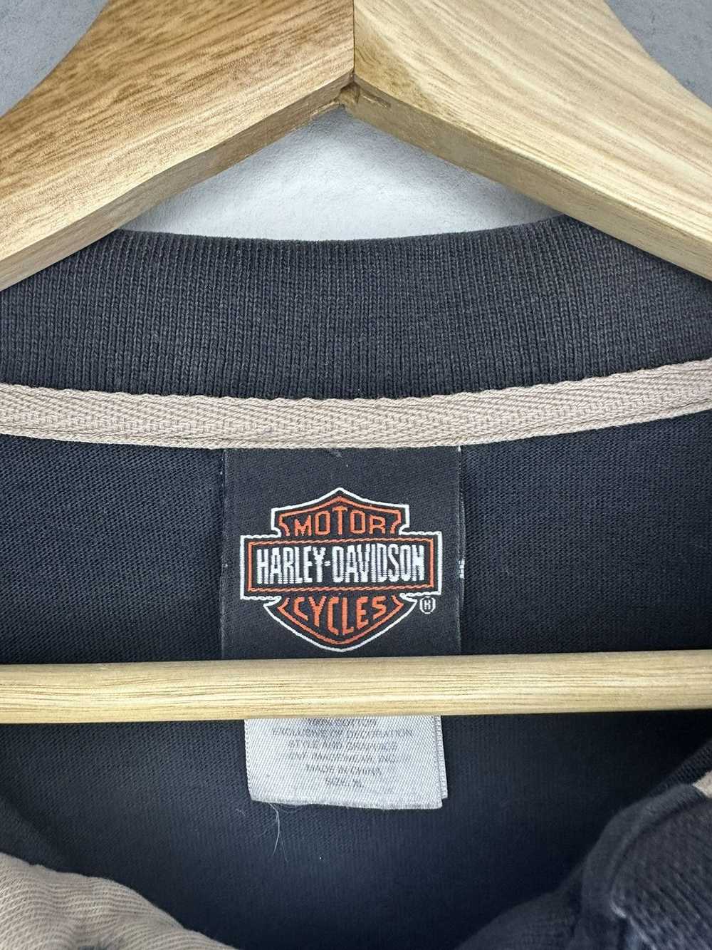 Harley Davidson × Vintage Vtg Harley Davidson Polo - image 3