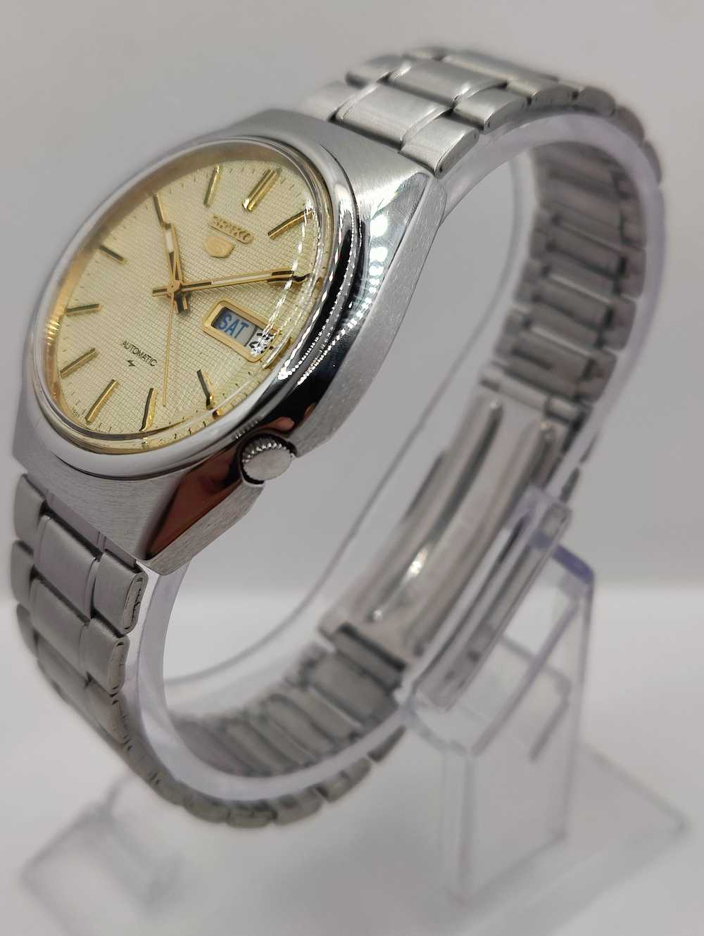 Seiko Seiko 5 Automatic Wrist Watch 17Jewels Day/… - image 2