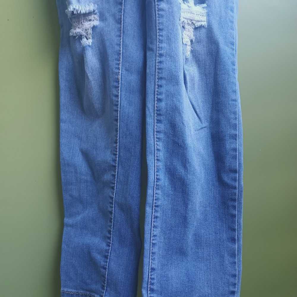 Wallflower denim overalls - image 3