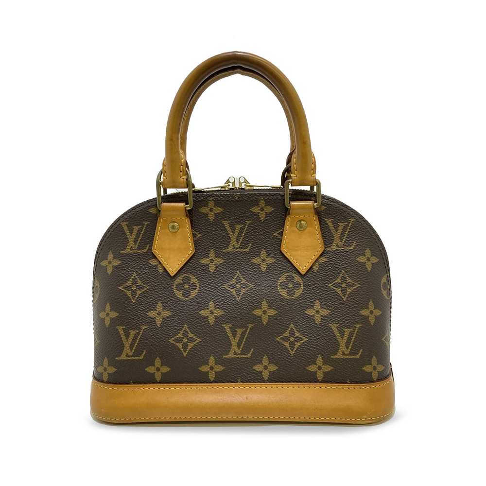 Brown Louis Vuitton Monogram Alma BB Satchel - image 3