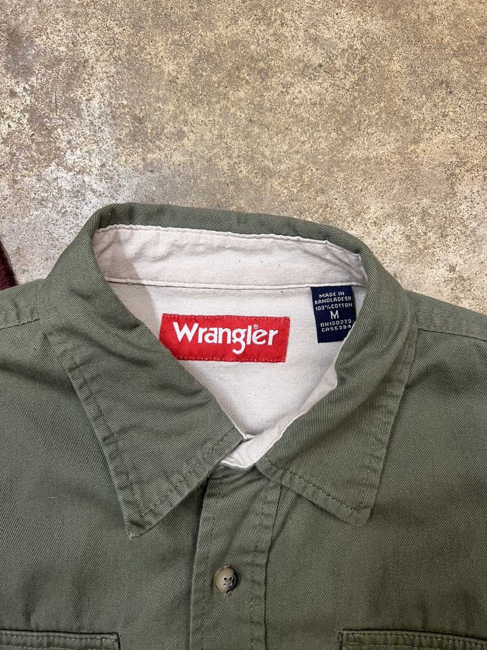 Streetwear × Vintage × Wrangler Y2K Wrangler Army… - image 3