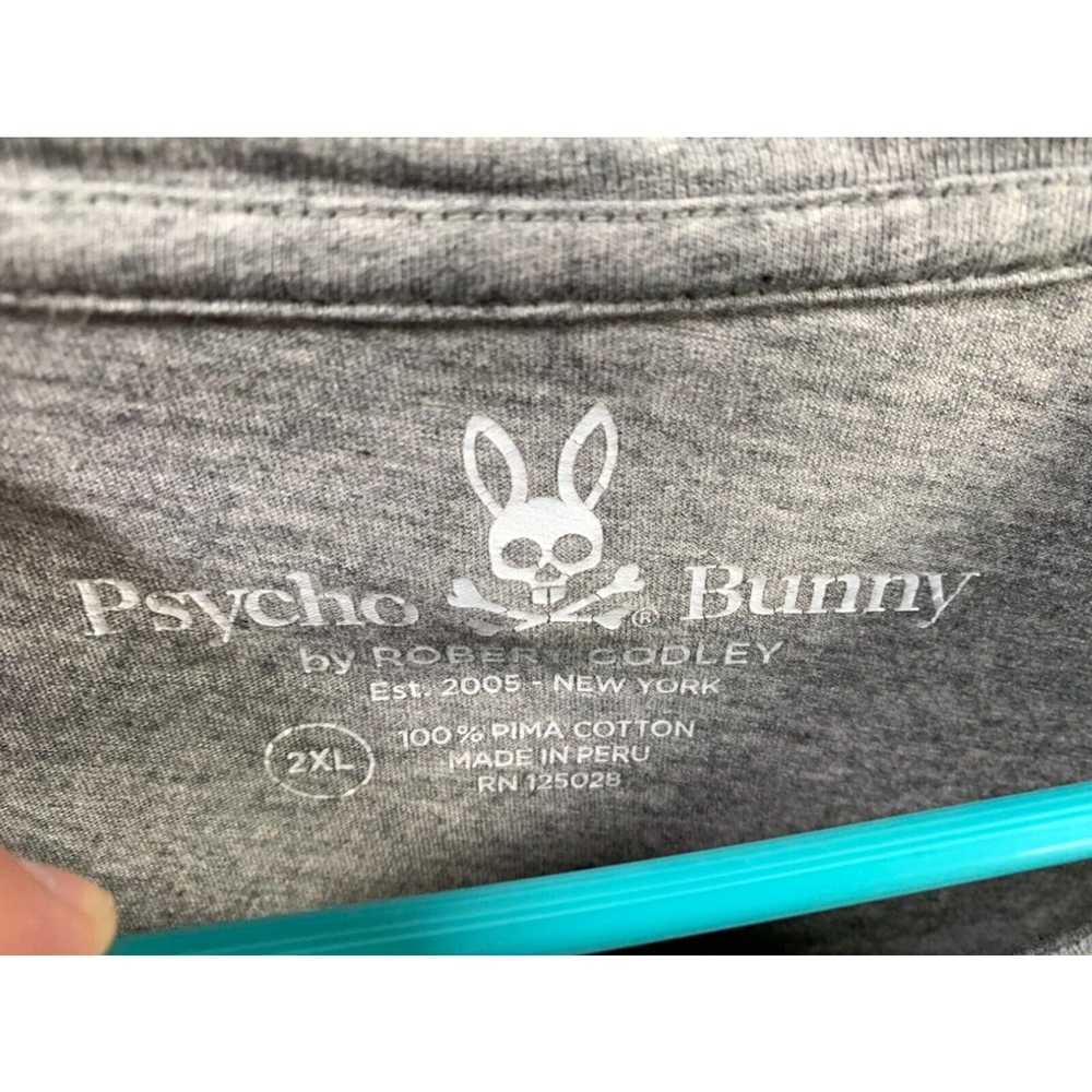 Psycho Bunny Psycho Bunny Shirt Mens 2XL Gray V N… - image 5