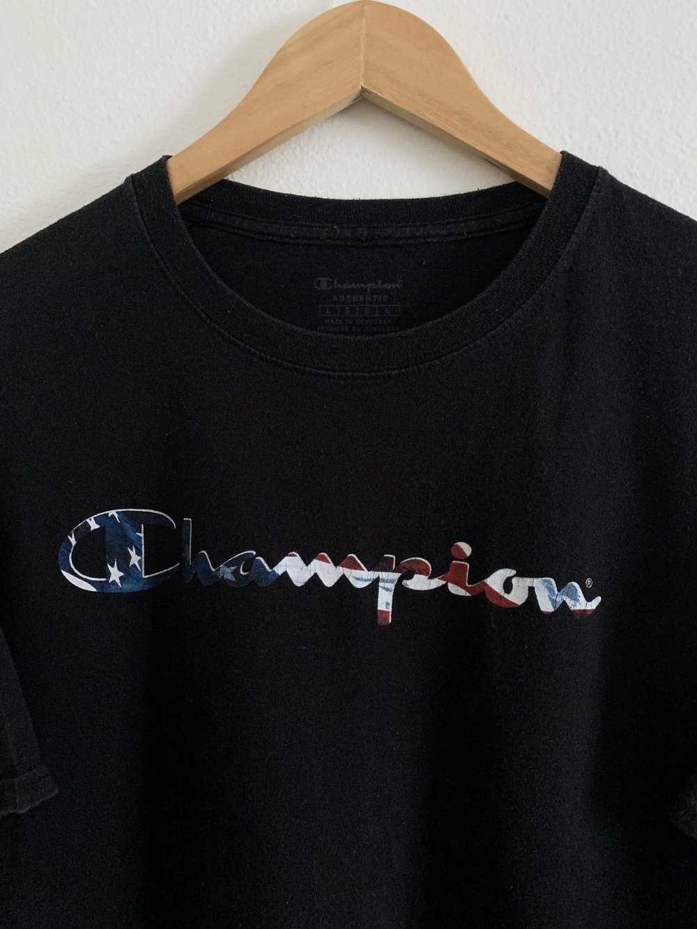 Champion × Vintage Vintage Champion American Flag… - image 3