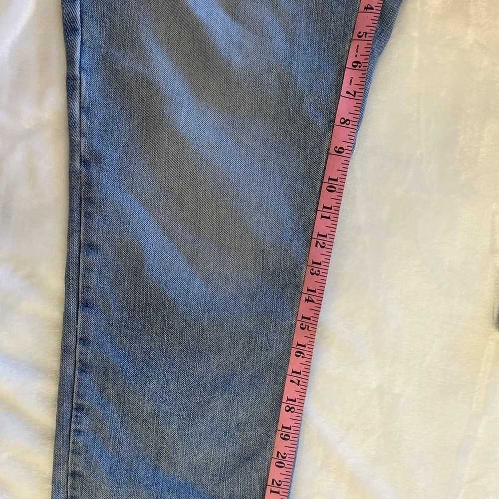 Vintage Tommy Hilfiger Hipster Light Wash Capris … - image 8