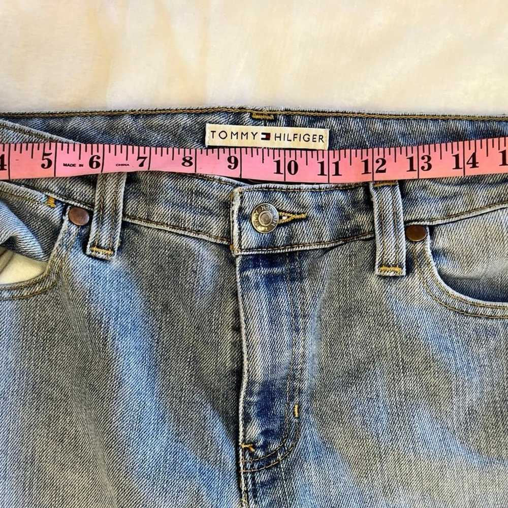 Vintage Tommy Hilfiger Hipster Light Wash Capris … - image 9