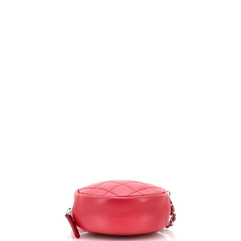 CHANEL Round Clutch with Chain Quilted Lambskin M… - image 4