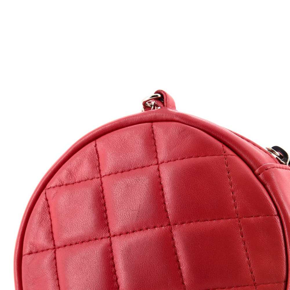 CHANEL Round Clutch with Chain Quilted Lambskin M… - image 6